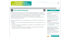 Desktop Screenshot of caen-metropole.fr